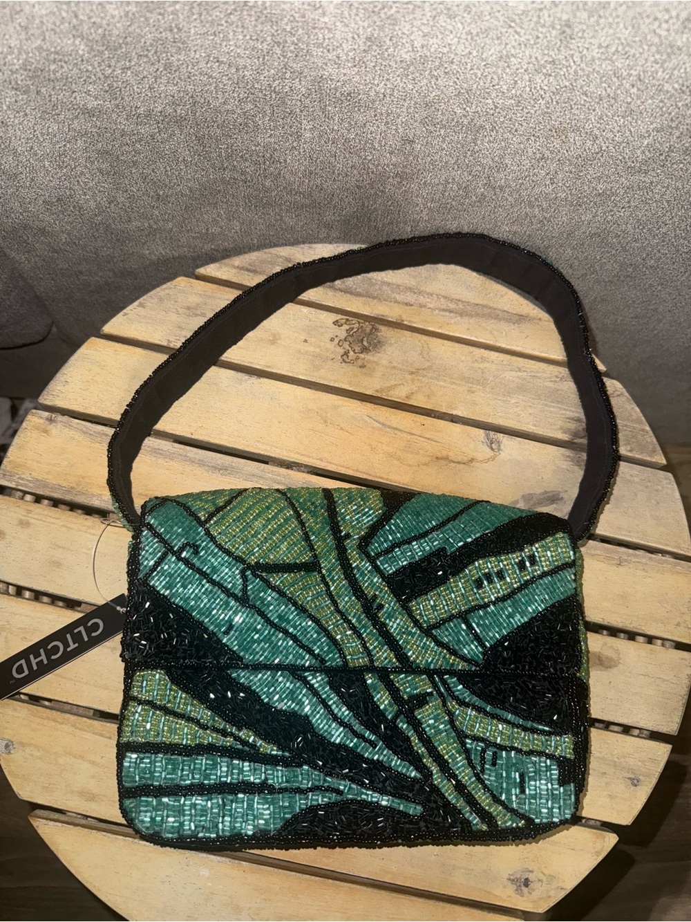 “Staud” Beaded shoulder bag